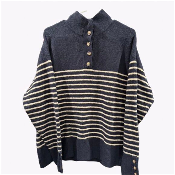 ZARA Knit High Neck Sweater Women's US M (RUNS LARGE) - Picture 1 of 15